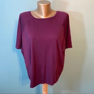 14th and union oversized purple‎  shirt